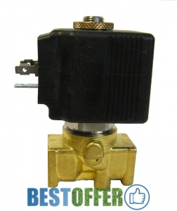Клапан электромагнитный АР 1/4" 230V 50Hz NC-80  EVO, для систем высокого давления 80 атм