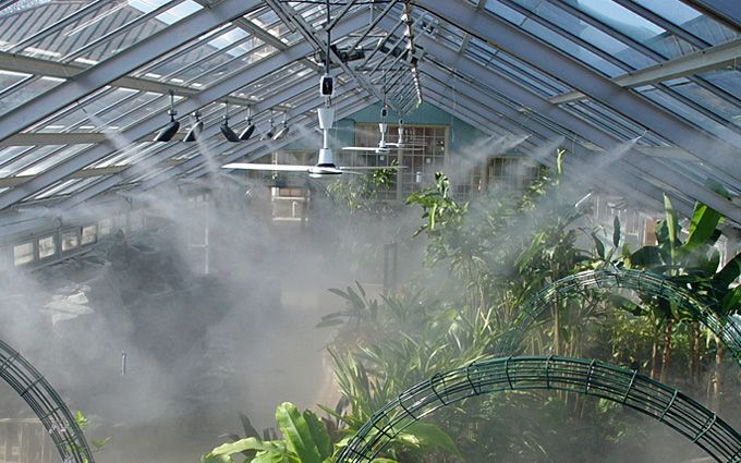 Система тумана в теплице